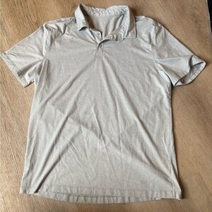 Men's Short-Sleeve lululemon Polo Shirt in Light gray